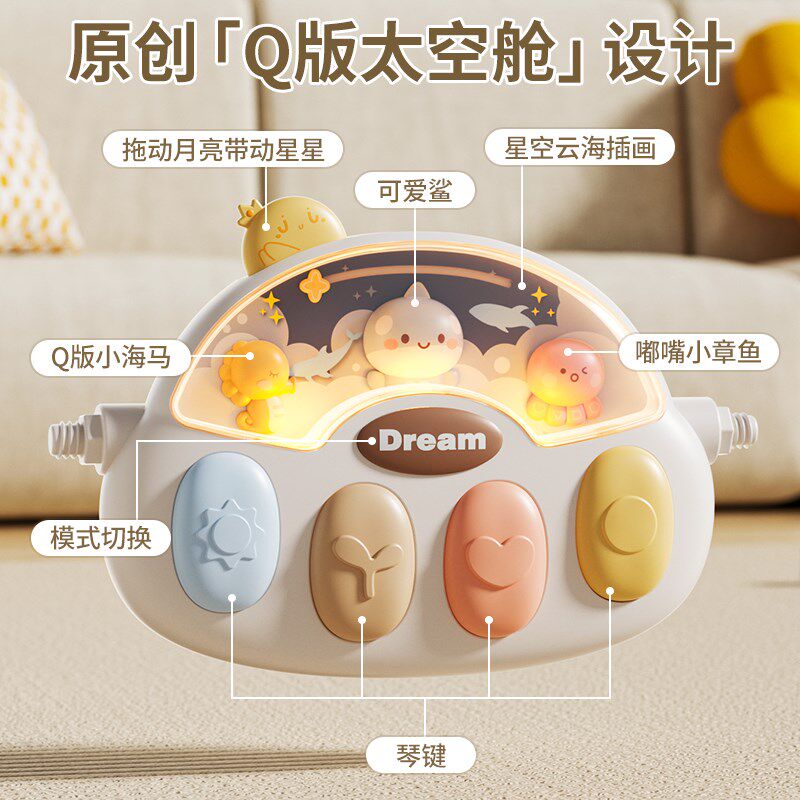 婴儿玩具脚踏钢琴健身架0一1岁3个月6新生幼儿小月龄宝宝满月礼物