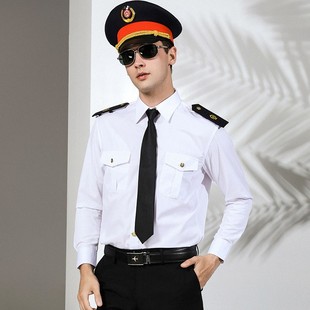 新款铁路制服长袖衬衫动车高铁乘务员列车长春秋工装票务员工作服