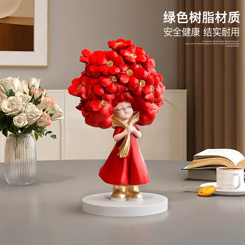采购产品红色客厅装饰品,高端小众乔迁婚礼礼L品,入口酒柜,除夕蛇