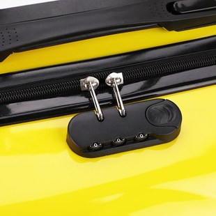 登机箱 卡通儿童拉杆箱男女18寸小孩旅行箱黄行李箱20寸万向轮密码