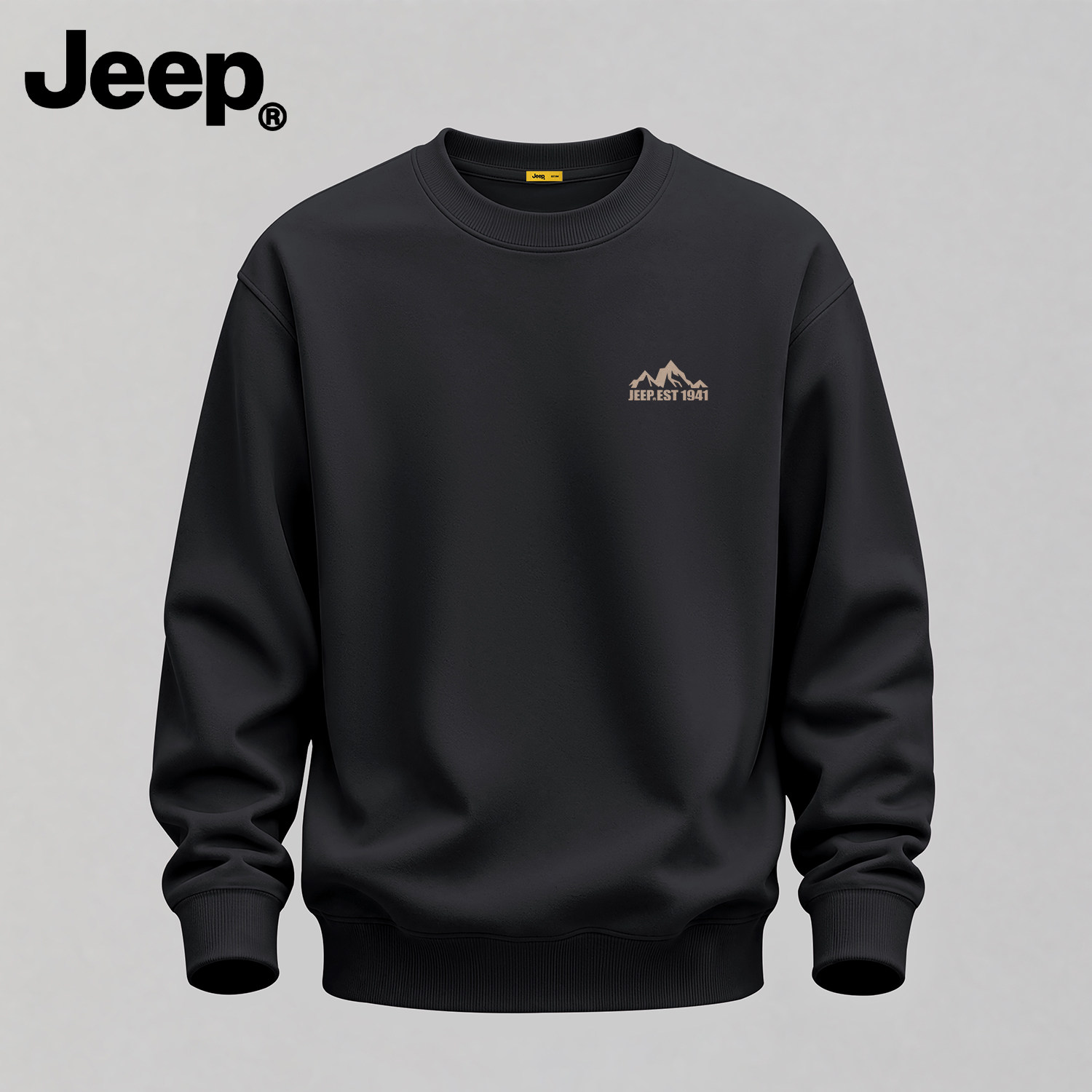 Jeep吉普男士秋季新款抗皱卫衣