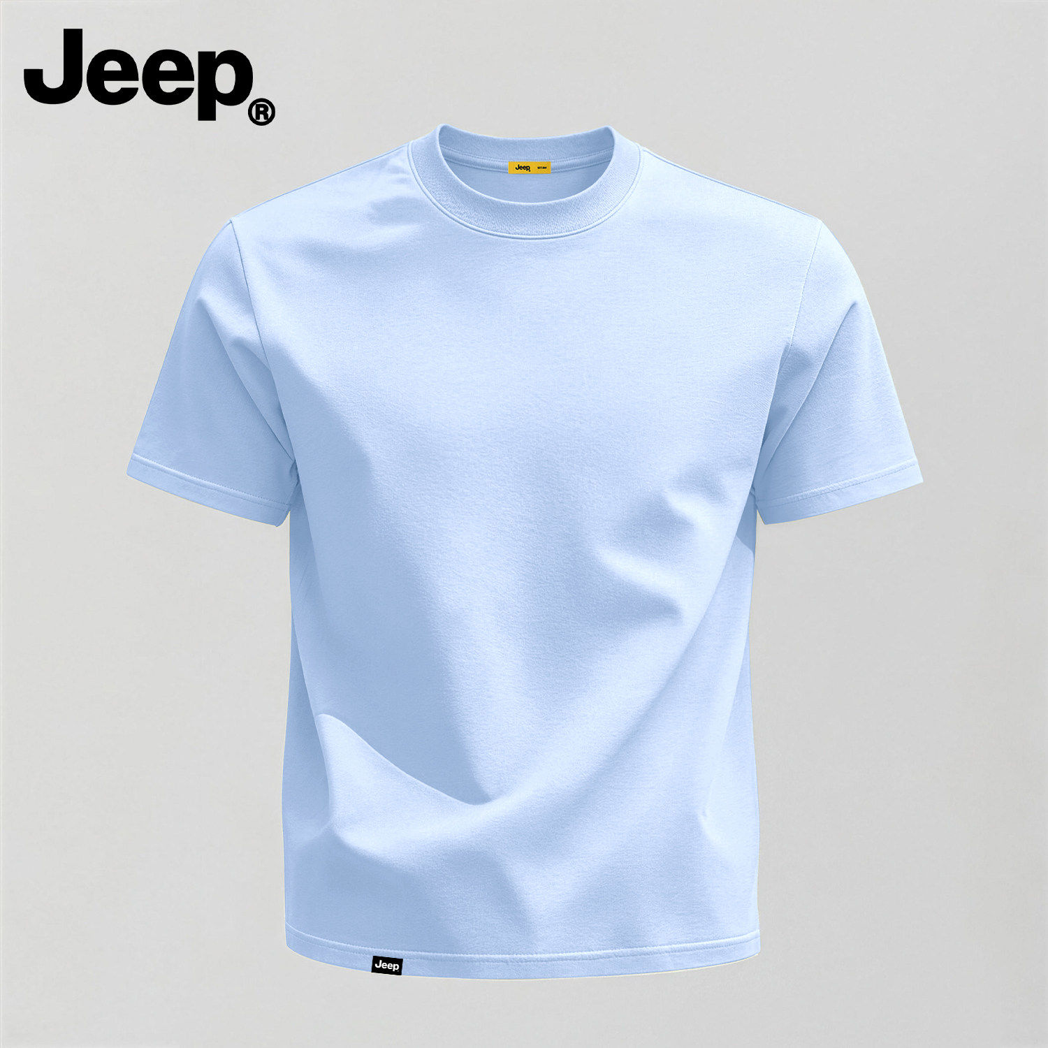 Jeep吉普官方短袖t恤男纯棉2026新款夏季衣服薄款宽松青少年男装