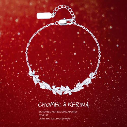 「紫藤花」手链女轻奢生日礼物