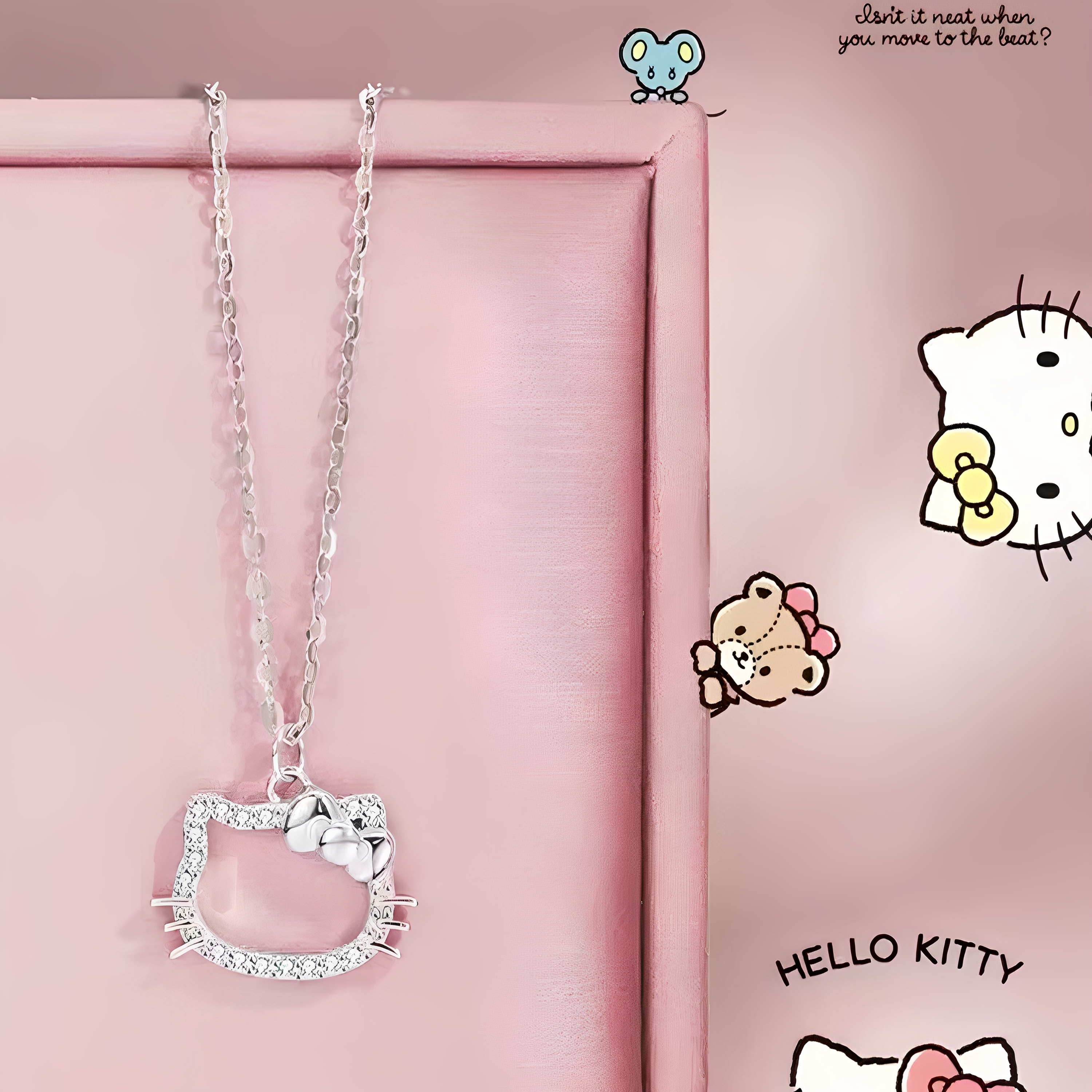 Hellokitty凯蒂猫项链女