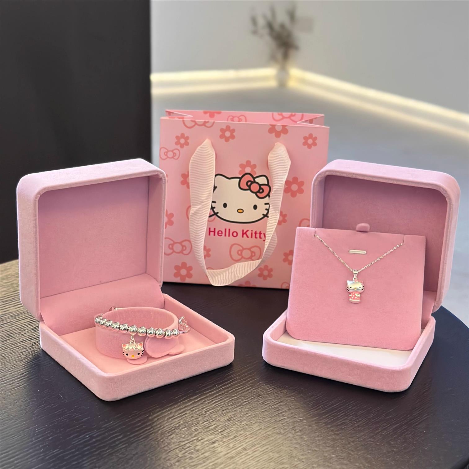 凯蒂猫吊坠项链女款甜美可爱
