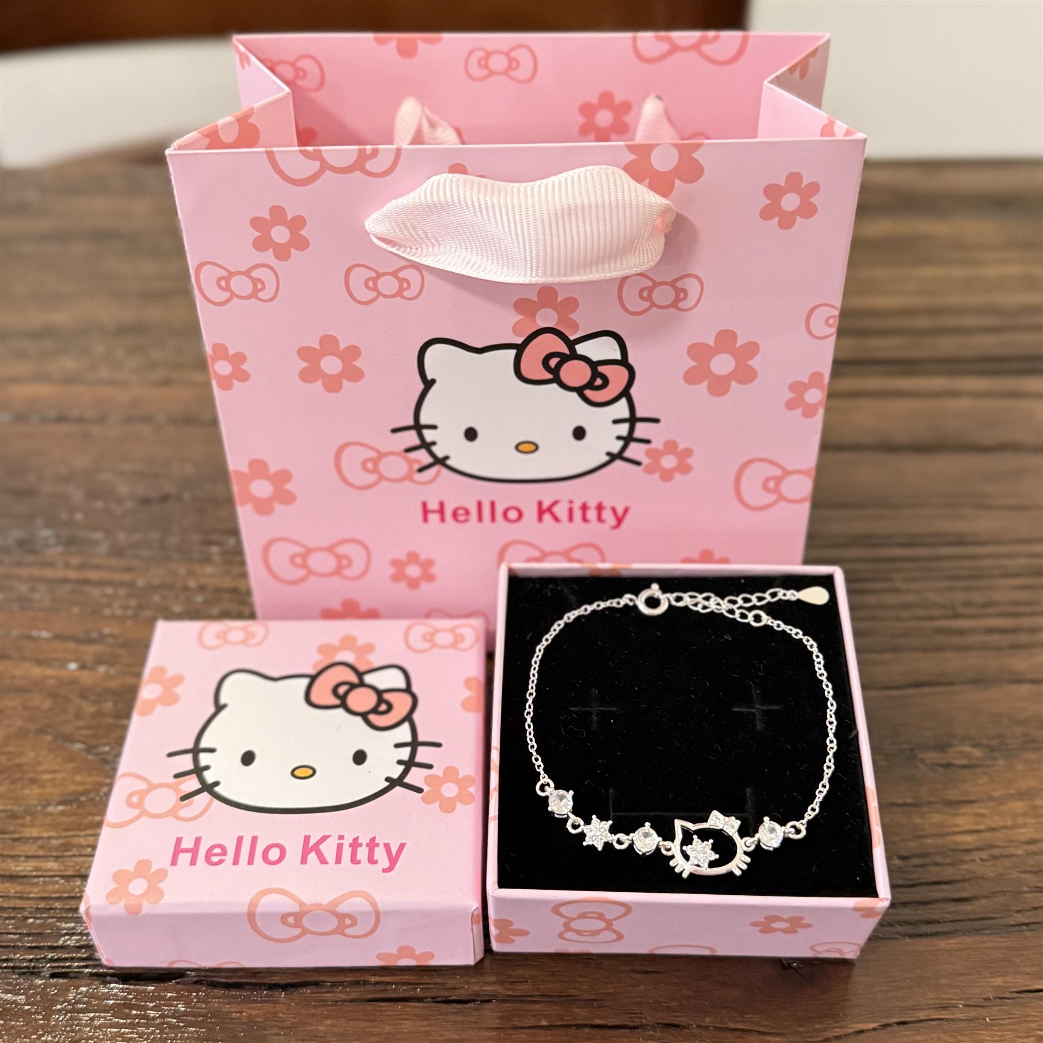 HelloKitty凯蒂猫纯银手链