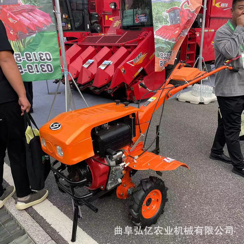 新款两驱直连微耕机果园菜地手扶旋耕机水旱两用柴油犁地机犁田机