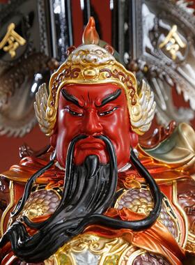 纯铜关公神像客厅FX.462.0奉武供财神关羽关摆二爷雕像公铺司店开