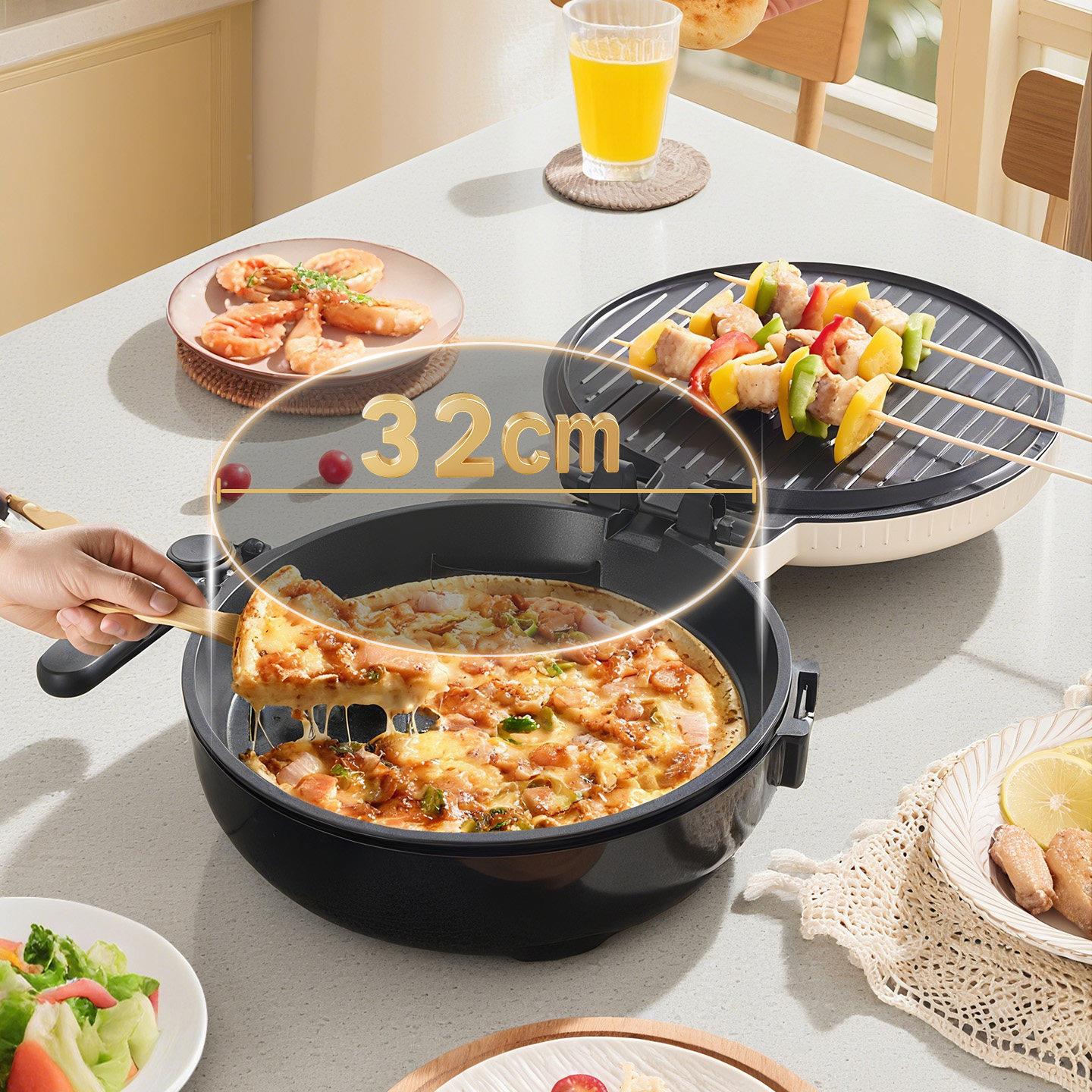华生电铛可拆面卸烤盘家用双加热新款煎WS-2688饼机饼烙烹饼锅加