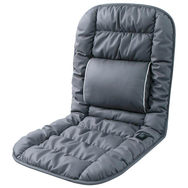 加热坐垫靠垫一体办公室久坐椅子座垫插电腰靠冬季靠背护腰屁股垫