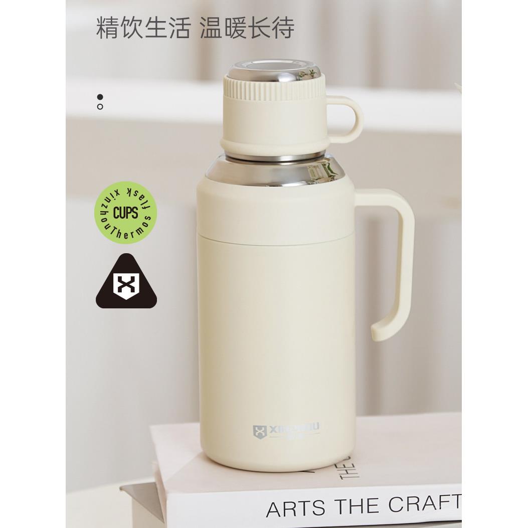 保温壶家用水壶户外便携室小量办公31钢6不锈焖容茶泡茶水壶小号