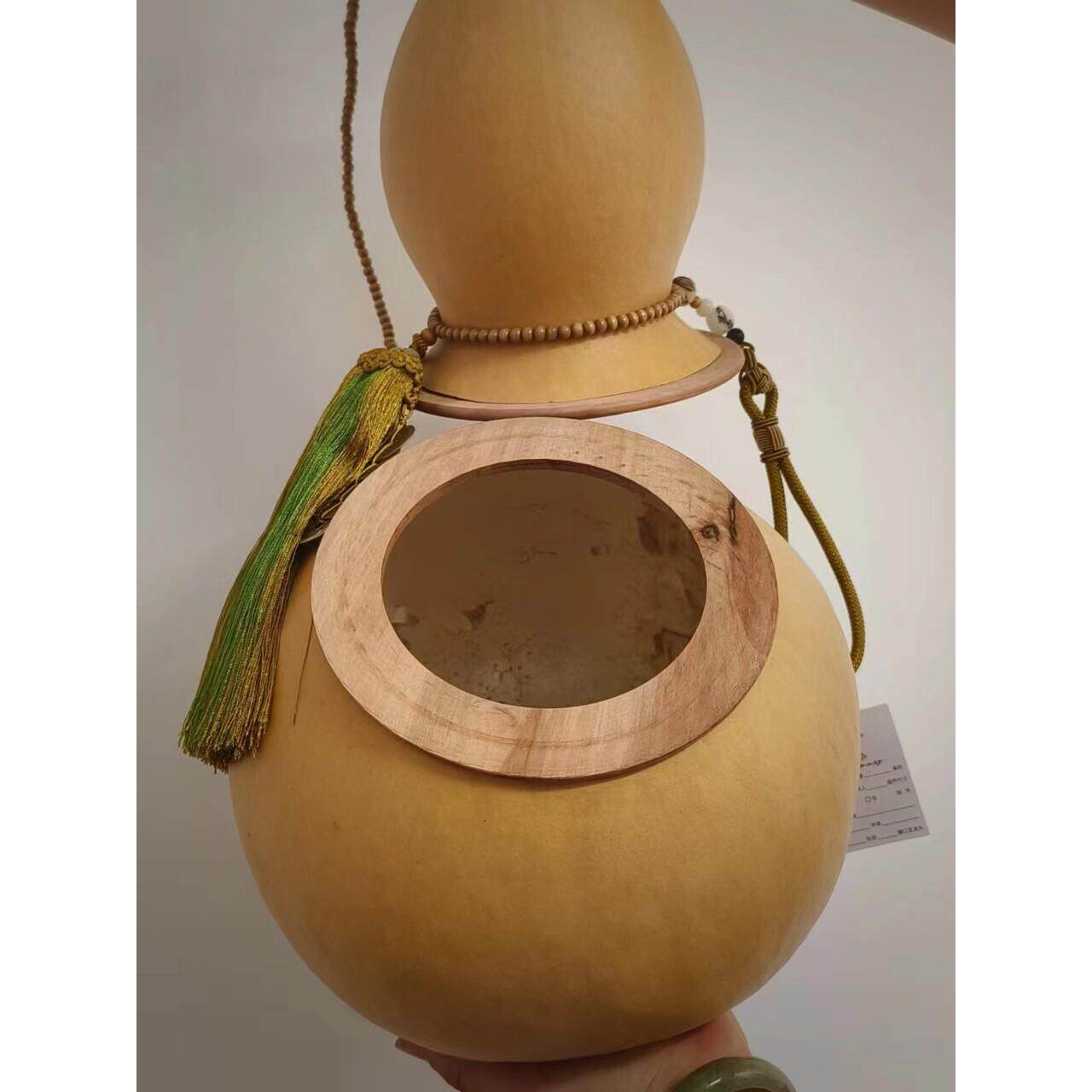 间天然葫芦吊坠腰中开镂口葫芦空客装饰特大型家庭厅入口装WXI饰