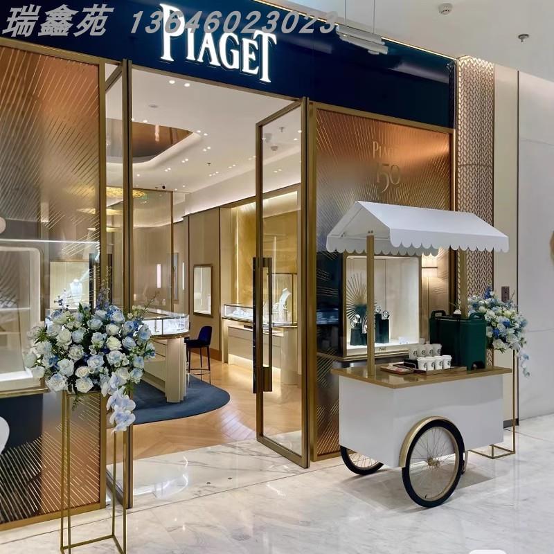 铁花车商场摊啡车面 面包奶艺茶门面售卖咖车移动展会摆架摊位小