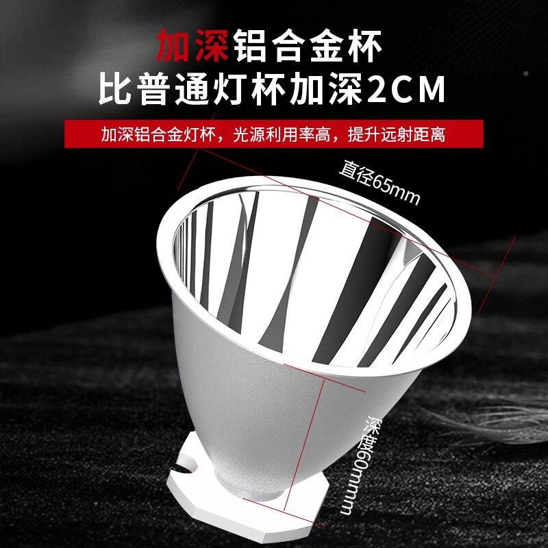 雅口尼8强光头8灯充电超亮头戴式手电筒户外002超长续航进锂电726
