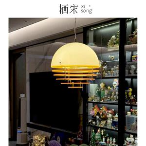 古日落橙餐XS-8105厅吊灯咖啡众厅吧台岛色橱中窗台设计师包豪斯