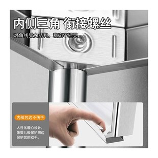 厨房置物架落地多层20宽25夹缝50cm一米100长70窄90高120四层架子