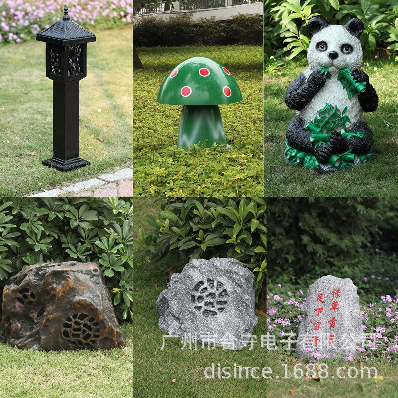 IP网络假山草地音箱 园林绿化公园校园广播系统 应急广播方