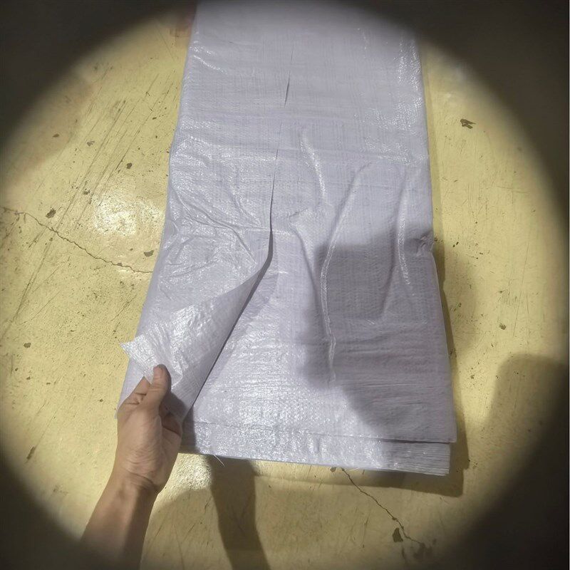 乳白色彩条布油布纯色篷布防水地面保护加厚遮布隔热防雨布塑料雨