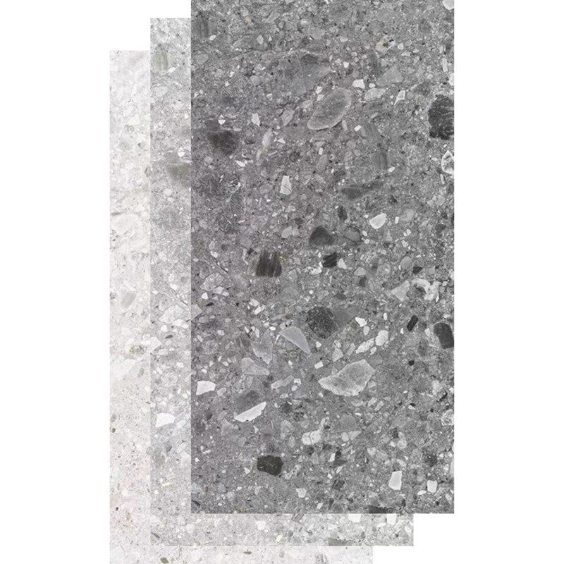 水磨石瓷砖地砖600x1200灰色墙砖防滑客厅餐厅仿古砖商铺地板砖