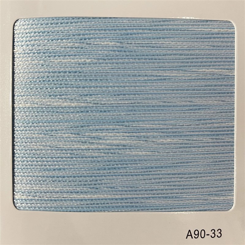 金丝熔点丝米黄密文防水遮阳手动双层错位调光柔纱帘 卫生间厨房