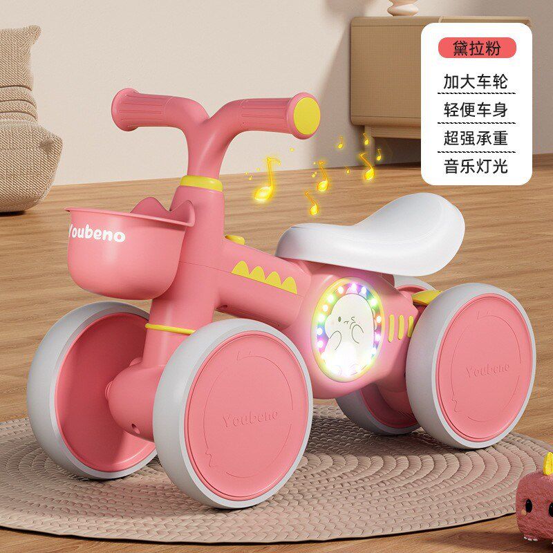 儿童滑步平衡车小孩无脚踏滑行溜溜车婴儿学步滑滑车四轮