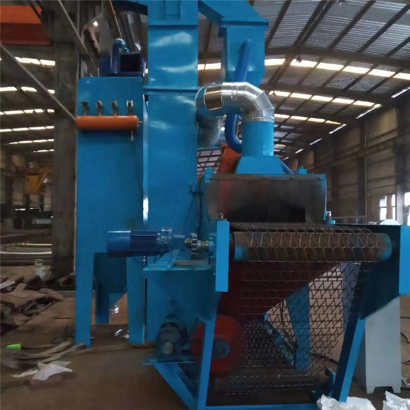 抛丸机通过式抛丸清理机网带式自动喷砂机模板翻新处理打砂机