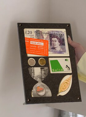 旅行纪念框照片墙DIY墙面玄关装饰可挂可Y立式纪念框