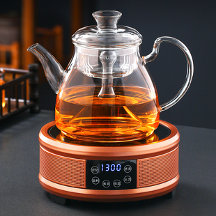 耐热高温玻璃加厚全自动蒸茶壶两用煮茶器电陶炉烧水泡茶家用套装