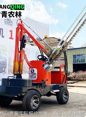 ElectricHedge trimmer green belt roadside vegetation pruning