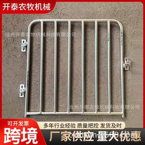 砖砌猪栏门猪圈门栓热镀锌钢管限位栏母猪产床保育栏门猪舍门