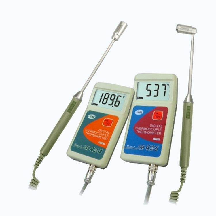 仪器手持式数字温度计JM424M表面直头K型热电偶温度计