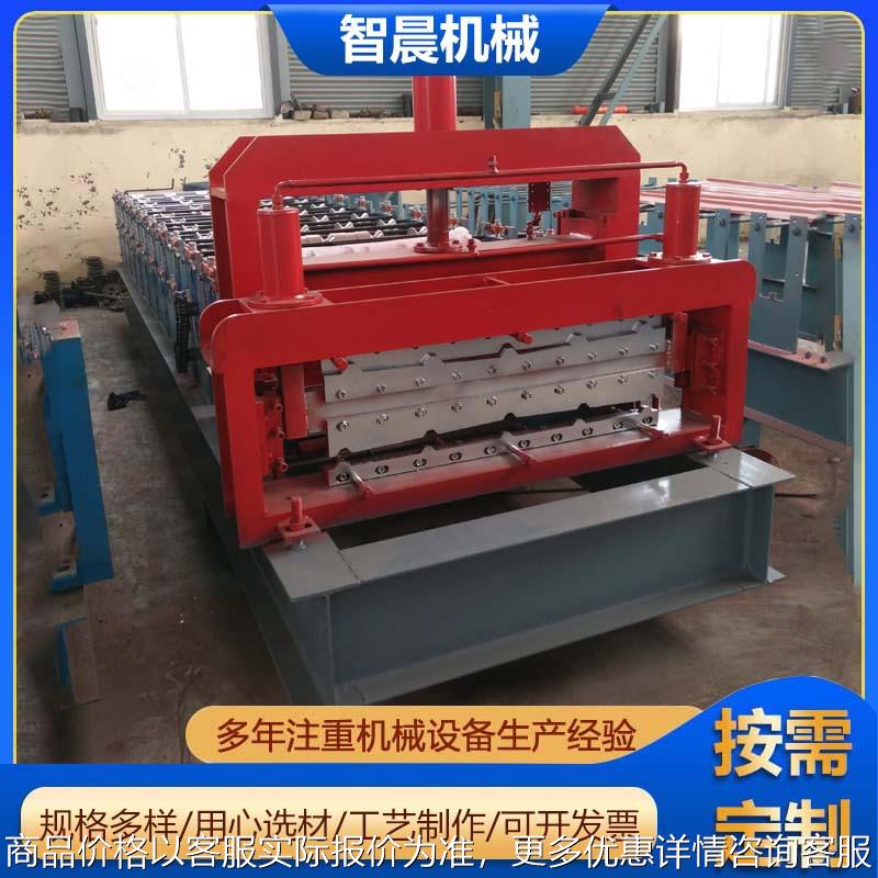 840-900型双层琉璃瓦机一机三用金属成型彩钢瓦压瓦机械设备定制