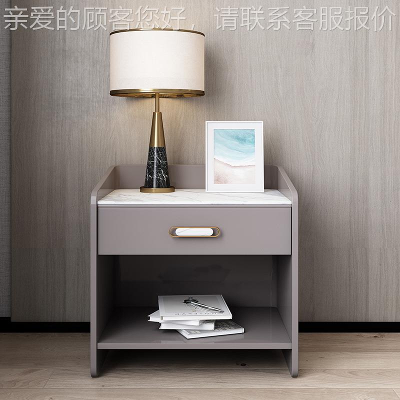 轻奢床头柜简约现小型618B床头代置物架易简卧室收纳柜小户用型床