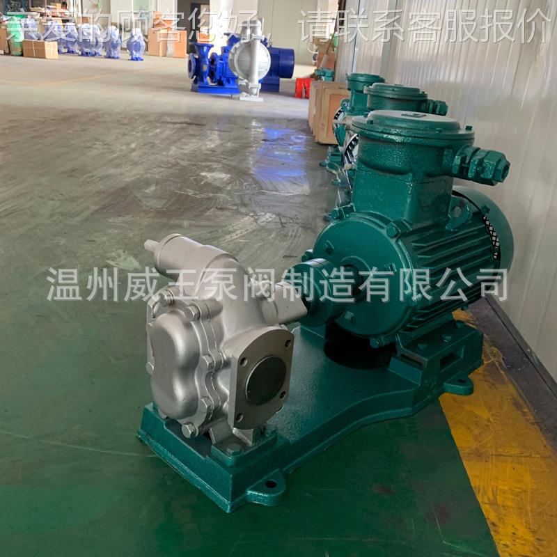 泵厂家制造锈钢齿油KCB-200轮油泵不 耐腐油蚀电动齿轮泵