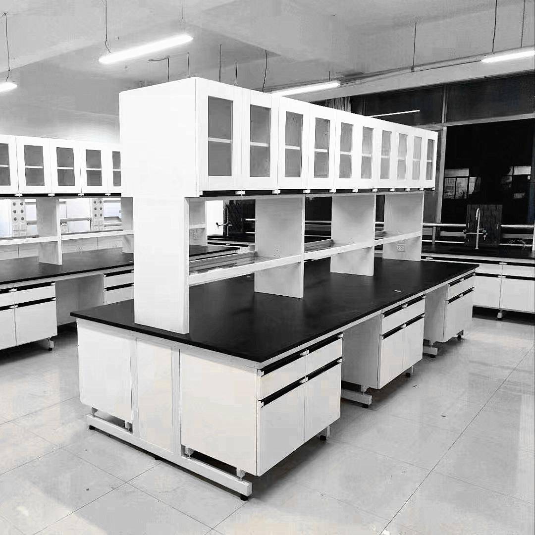 钢木实验台实验室边台试验台工作台操作台全钢实验台化学桌通风柜