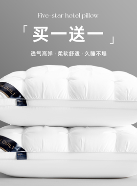 五星级酒店专用枕头枕芯护颈椎助睡眠成人家用一对装不塌陷不变形