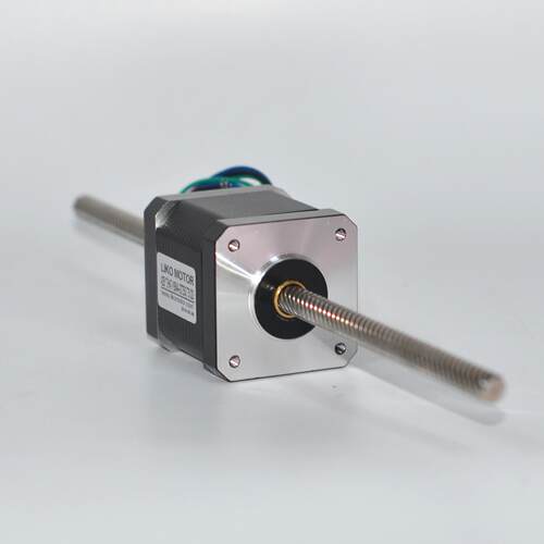 42贯通式丝杆电机/导程20mm/直径8mm/长度可定制、非标定制