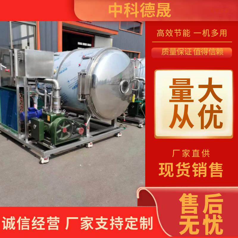 鸡鸭肉真空冷冻干燥机中药材真空冻干机芒果梨汁冻干设备zkds