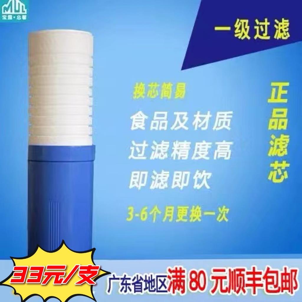 碧涞饮水机专用配件净水器滤芯二级套装总馨双节滤芯压缩炭滤芯
