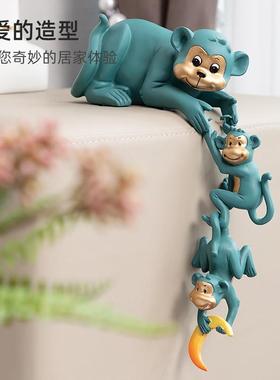 慧心巧聚中式桌面摆件猴子家居饰品创意客厅书房玄关装饰小摆设