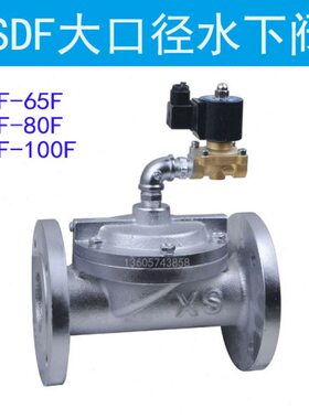 2寸半3寸4寸DN65 80 100喷泉跑泉水下防水电磁阀XSDF大口径法兰