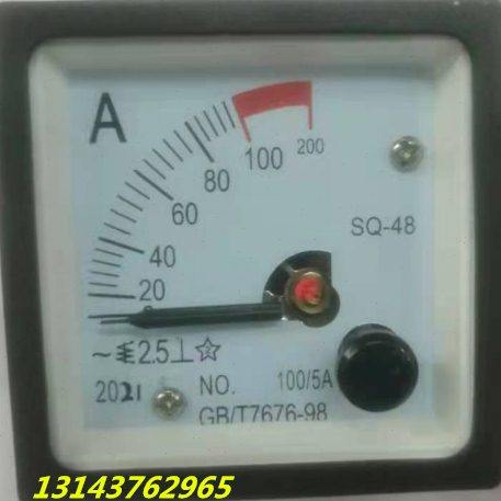 指针交流电流表SQ48-100/5A 100A 150A 200A 99T1  SQ-48 CZ-48