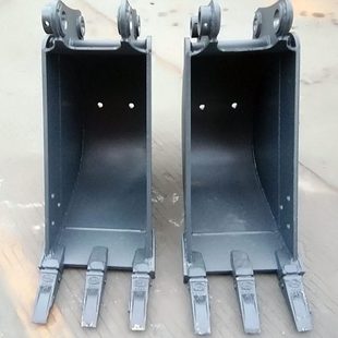 远山新源胶轮式挖掘机配件挖斗小斗 水沟斗20 25 30公分35宽40cm