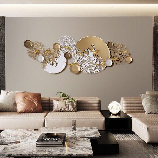 新中式现代家居壁饰立体九鱼图壁挂客厅电视沙发背景墙面装饰挂件,家居饰品,壁饰,淘宝优惠券,粉丝福利购,淘宝优惠卷