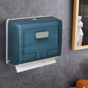 免打孔擦手纸盒洗手间壁挂式 抽纸盒商用家用厕所厨房纸巾盒手纸架