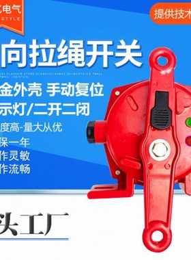 光显式带指示灯拉绳开关LLP3-S LLP3-Z LLP4-Z输送带急停安全保护