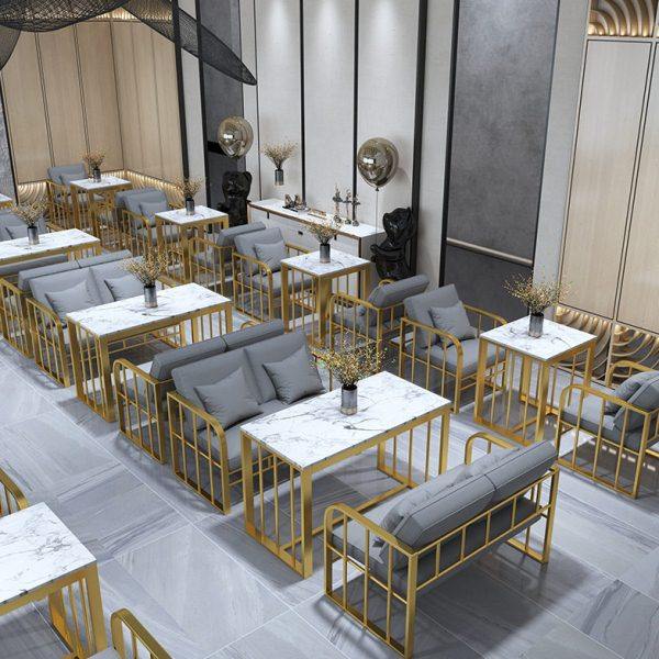 北欧铁艺双人沙发 甜品店网红款洽谈卡座 西餐厅休闲懒人沙发椅,商业/办公家具,卡座,淘宝优惠券,粉丝福利购,淘宝优惠卷