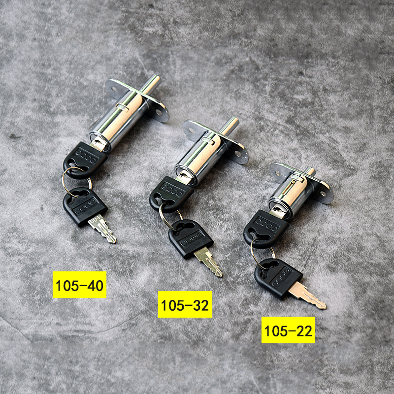 防盗窗锁柜子趟i门锁105顶锁错开移门锁灯箱锁铝合金推拉门按压禁