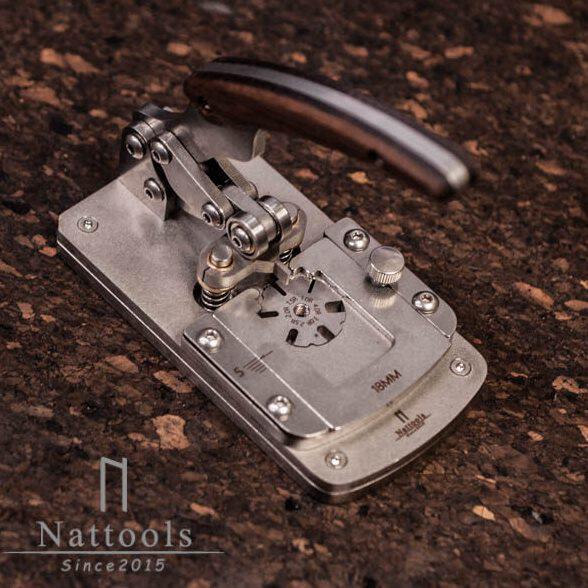 Nattools表带剪口器定制全套尺寸打孔器针扣孔剪切机气动粒仔孔