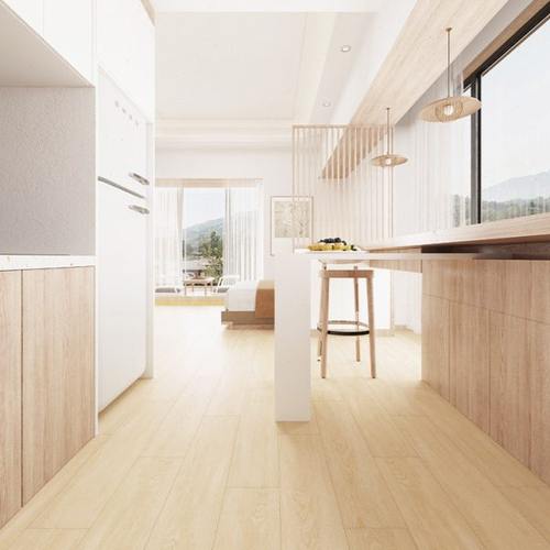 奶油风精雕原木色全瓷木纹瓷砖 客厅卧室房间地砖地板砖200*1200